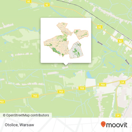 Otolice map