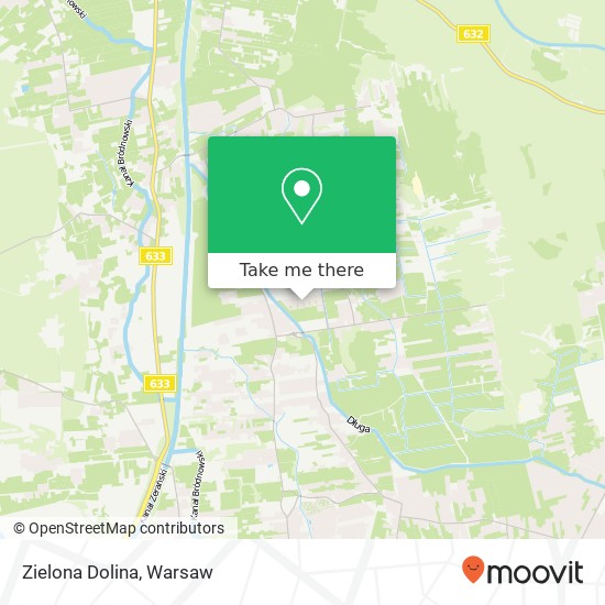 Zielona Dolina map