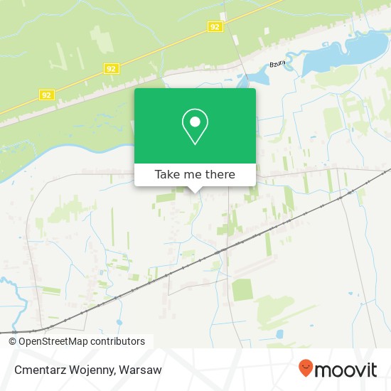 Cmentarz Wojenny map