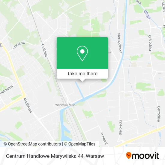 Centrum Handlowe Marywilska 44 map