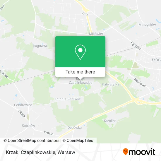 Krzaki Czaplinkowskie map