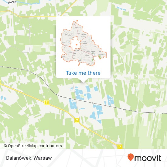 Dalanówek map