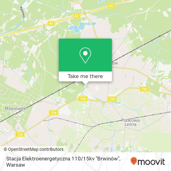 Stacja Elektroenergetyczna 110 / 15kv "Brwinów" map