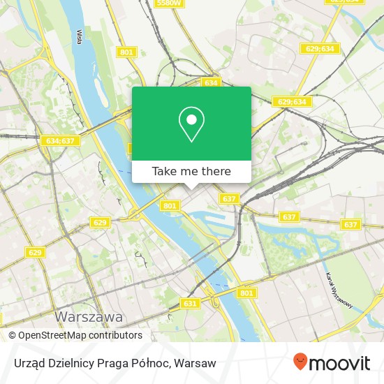 Urząd Dzielnicy Praga Północ map