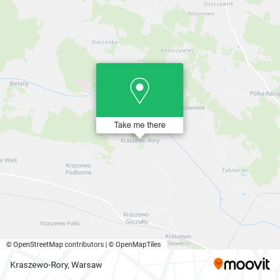 Kraszewo-Rory map