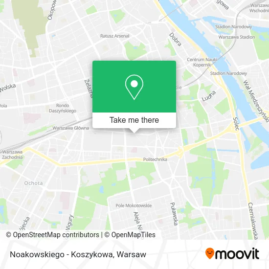 Noakowskiego - Koszykowa map