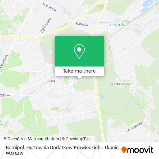 Bamipol. Hurtownia Dodatków Krawieckich I Tkanin map