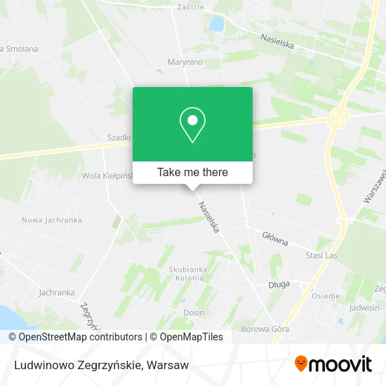 Ludwinowo Zegrzyńskie map