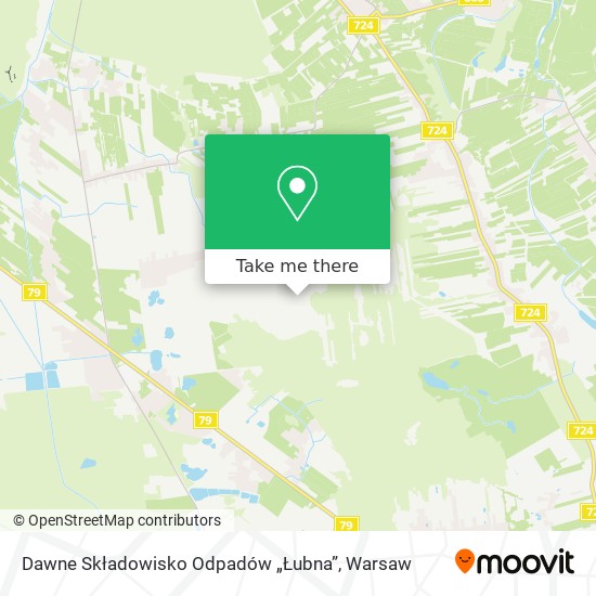 Карта Dawne Składowisko Odpadów „Łubna”