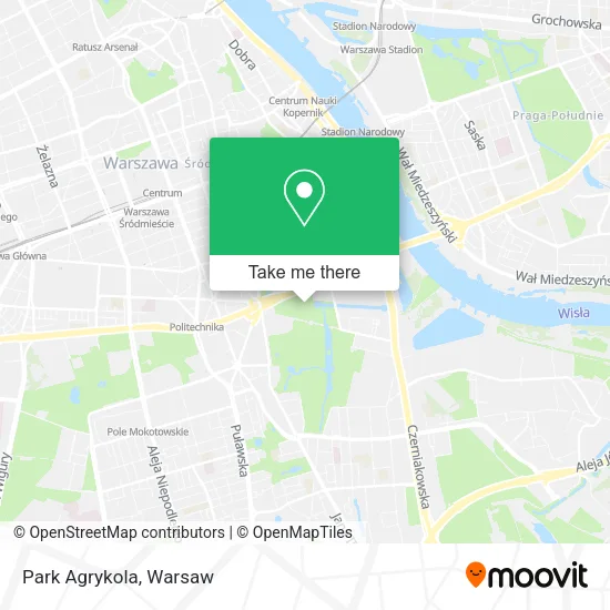 Park Agrykola map