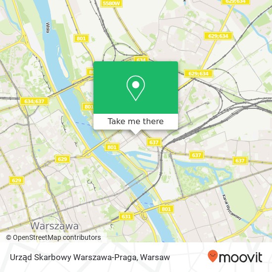 Карта Urząd Skarbowy Warszawa-Praga