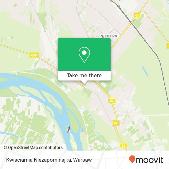 Kwiaciarnia Niezapominajka map