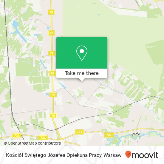 Kościół Świętego Józefea Opiekuna Pracy map