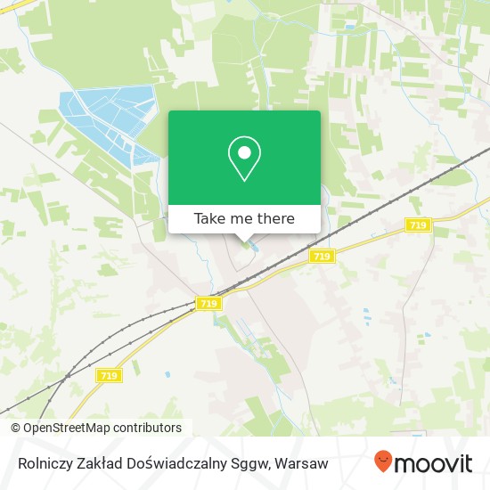 Rolniczy Zakład Doświadczalny Sggw map