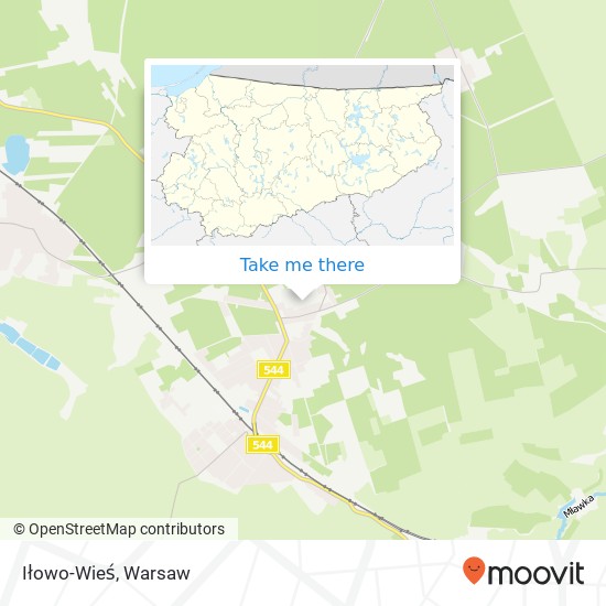 Iłowo-Wieś map