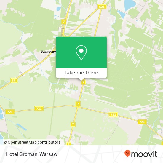 Hotel Groman map