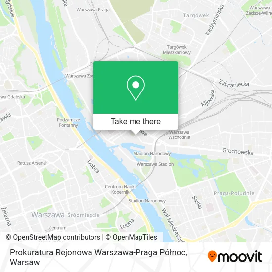 Prokuratura Rejonowa Warszawa-Praga Północ map