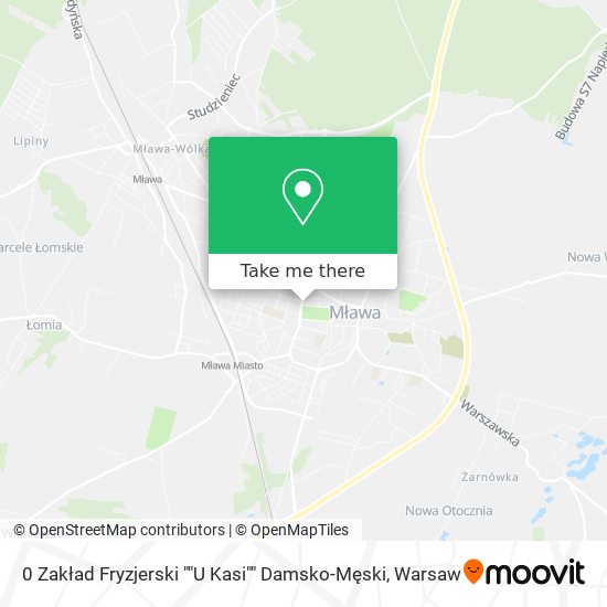 0 Zakład Fryzjerski ""U Kasi"" Damsko-Męski map