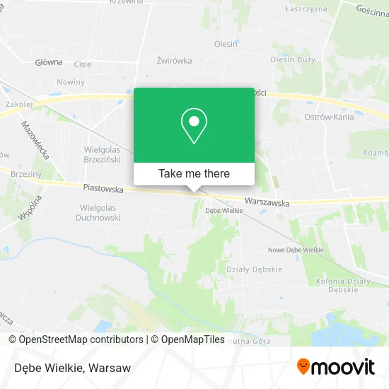 Dębe Wielkie map