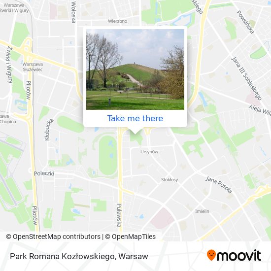 Park Romana Kozłowskiego map