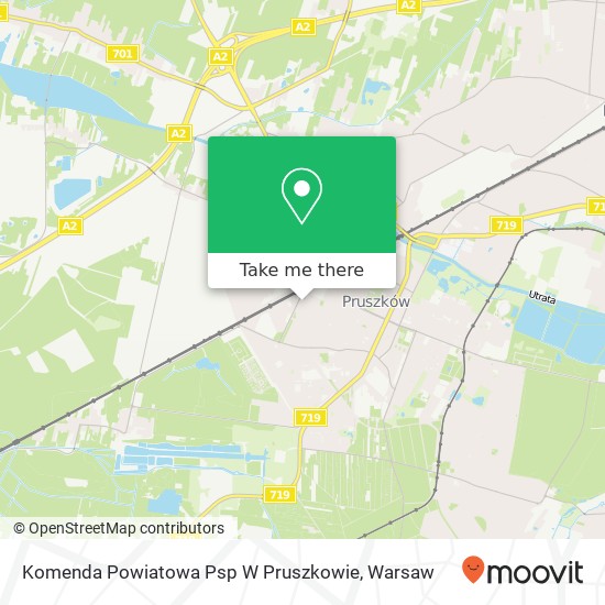 Komenda Powiatowa Psp W Pruszkowie map