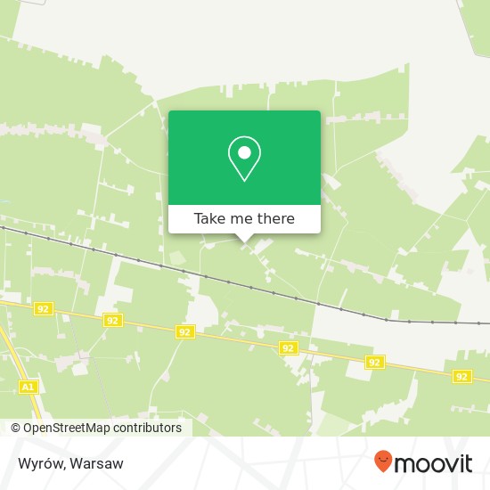 Wyrów map