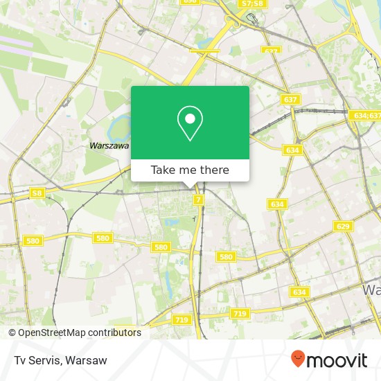 Tv Servis map