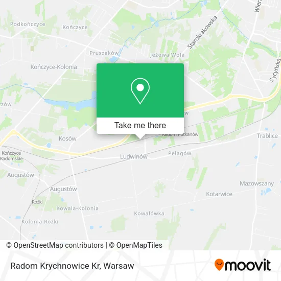 Карта Radom Krychnowice Kr