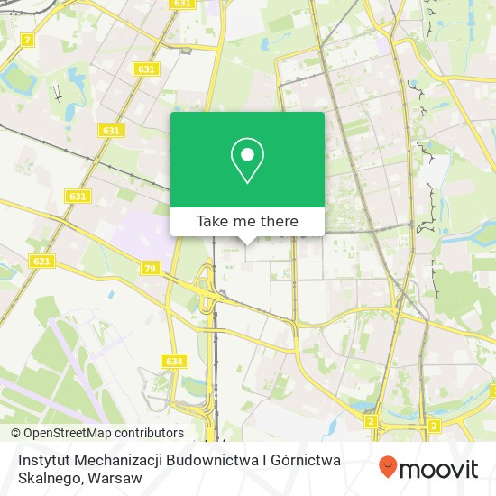 Instytut Mechanizacji Budownictwa I Górnictwa Skalnego map