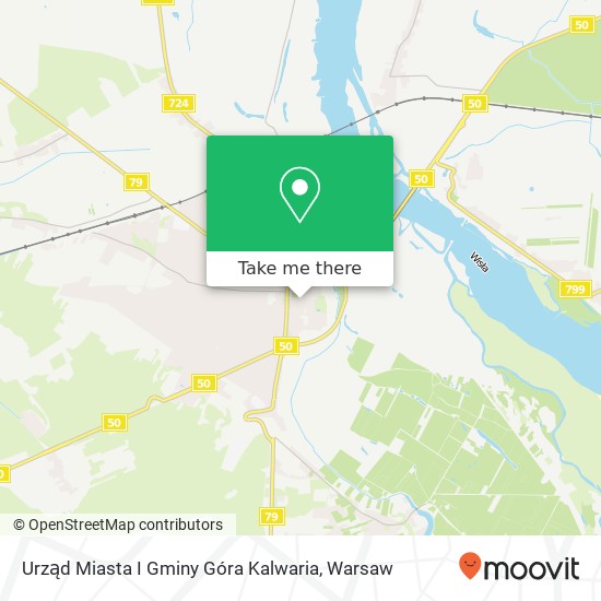 Urząd Miasta I Gminy Góra Kalwaria map