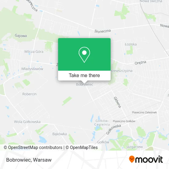 Bobrowiec map