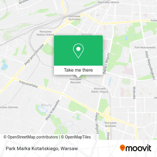 Карта Park Marka Kotańskiego