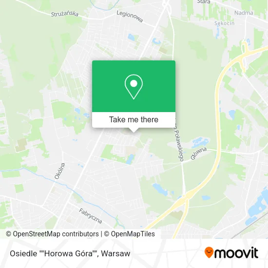 Osiedle ""Horowa Góra"" map