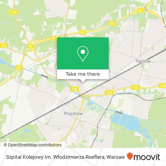 Szpital Kolejowy Im. Włodzimierza Roeflera map