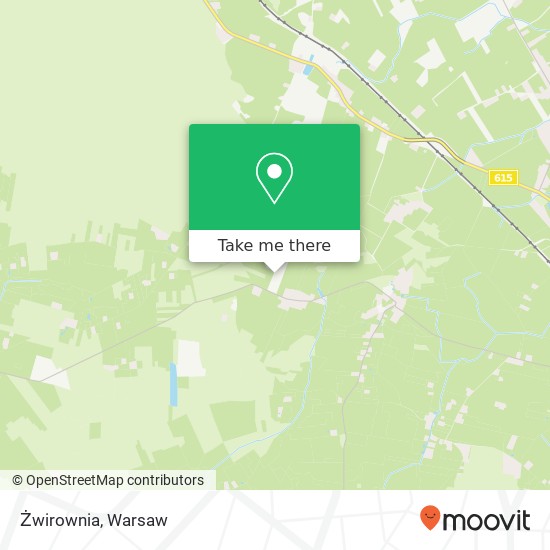 Żwirownia map