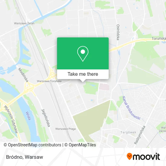 Bródno map