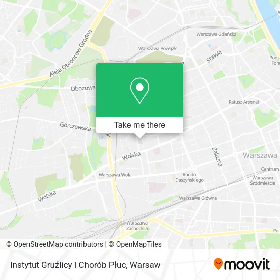 Instytut Gruźlicy I Chorób Płuc map