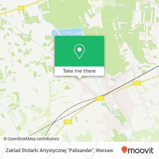 Zaklad Stolarki Artystycznej "Palisander" map