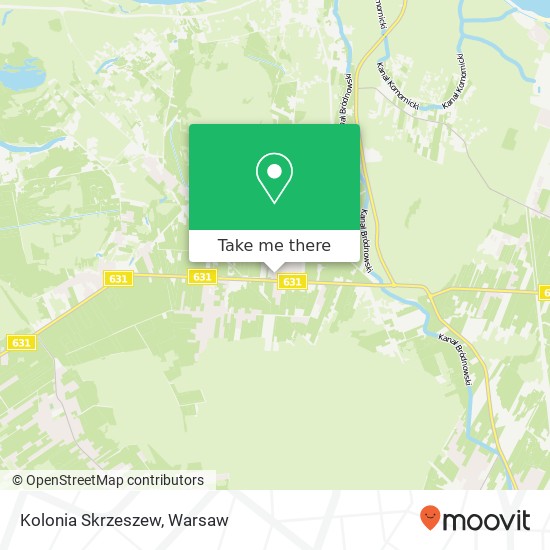 Kolonia Skrzeszew map