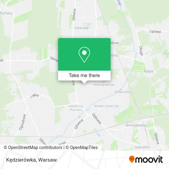 Kędzierówka map