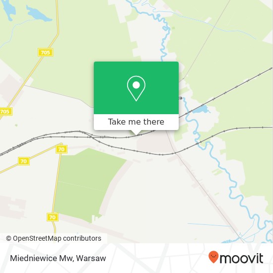 Miedniewice Mw map