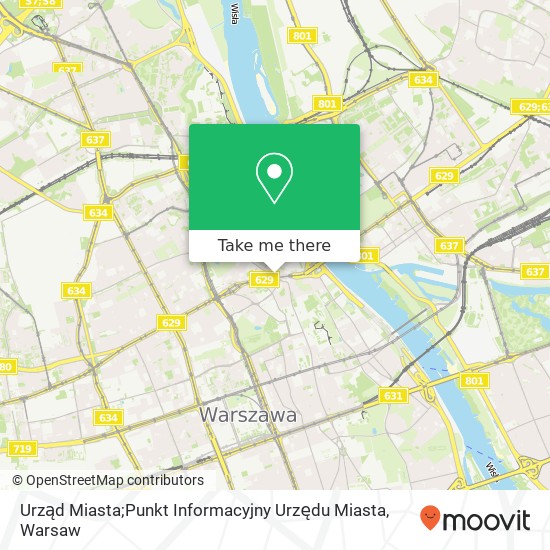 Urząd Miasta;Punkt Informacyjny Urzędu Miasta map