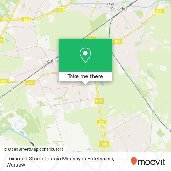 Luxamed Stomatologia Medycyna Estetyczna map