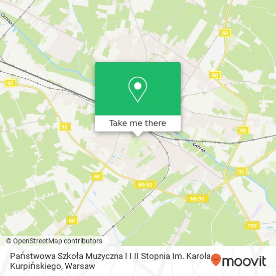 Państwowa Szkoła Muzyczna I I II Stopnia Im. Karola Kurpińskiego map