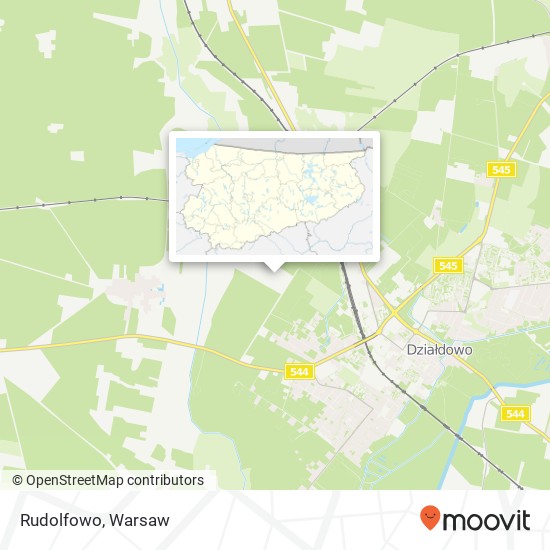 Rudolfowo map