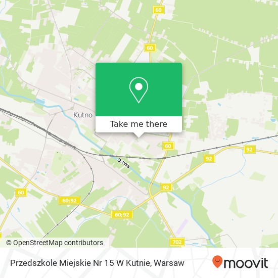 Przedszkole Miejskie Nr 15 W Kutnie map