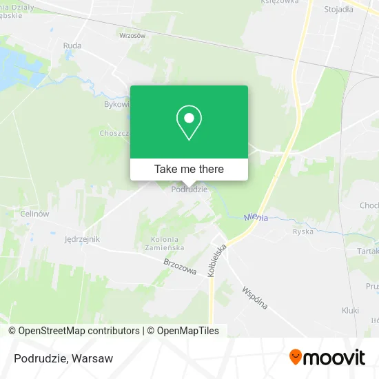 Podrudzie map