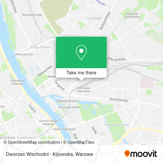 Dworzec Wschodni - Kijowska map