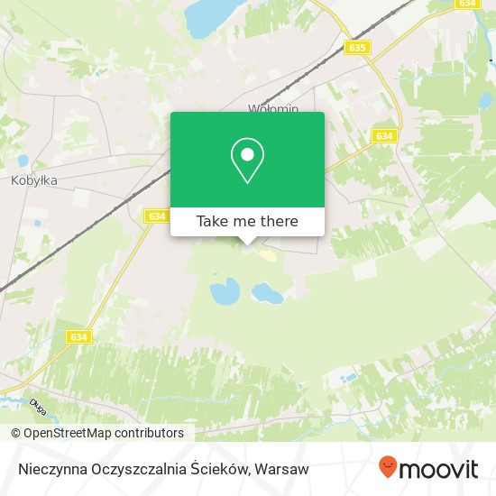 Nieczynna Oczyszczalnia Ścieków map