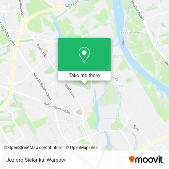 Jezioro Sielanka map